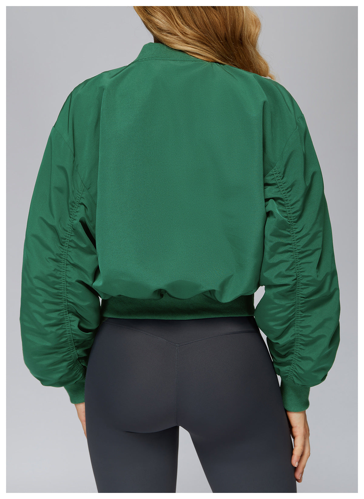 Autumn Winter Loose Cotton Coat Coat Pocket Zipper Thermal Sports Coat Outdoor Mountaineering Running Top