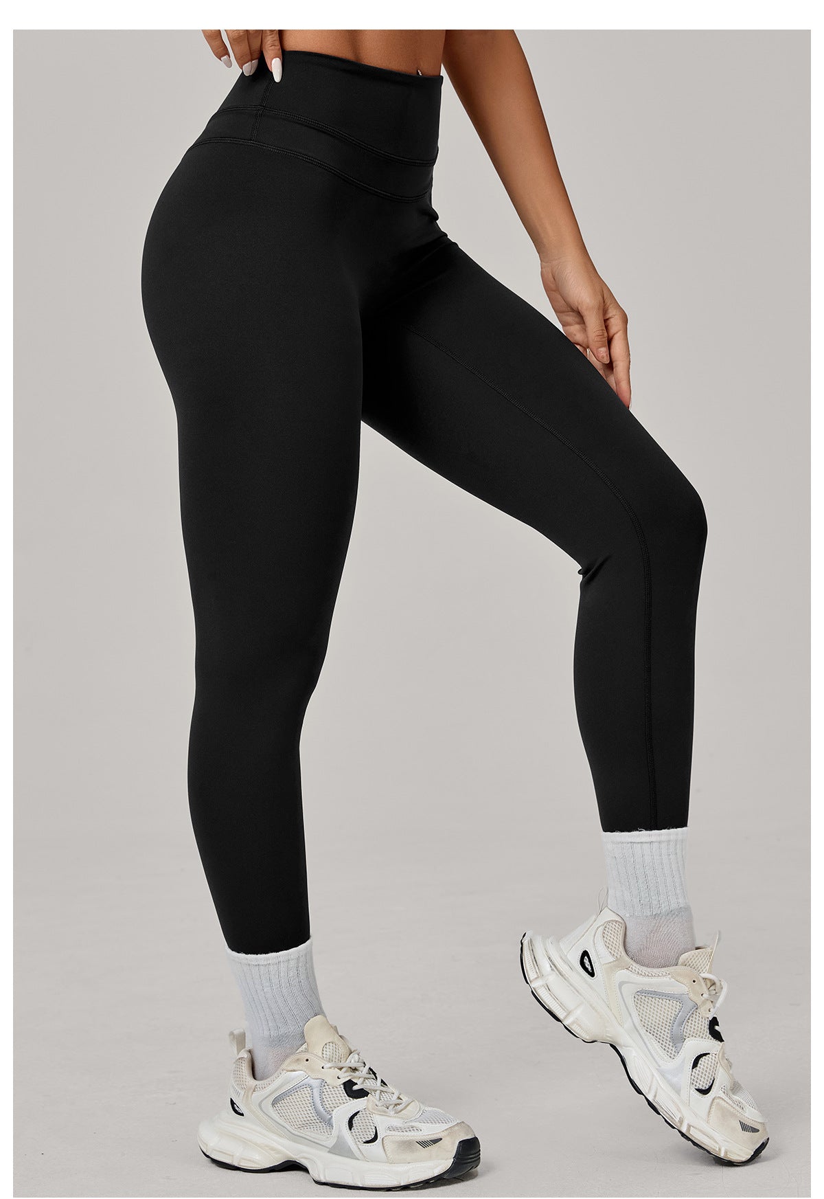 Autumn Sand Running Nude Feel Quick-Drying Fitness Pants Breathable Outer Wear Tight Sports Pants High Waist Hip Lift Yoga Pants
