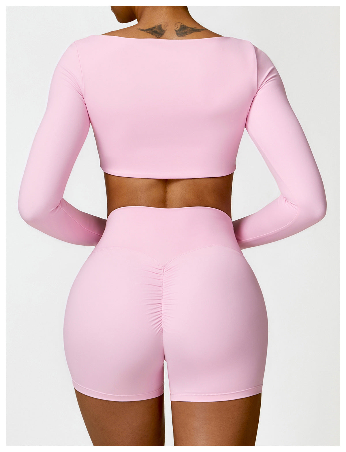 Sollinarry Winter Tight Long Sleeve Yoga Wear Outdoor Running Fitness Clothes Brushed T Shirt Long Sleeve Sports Top