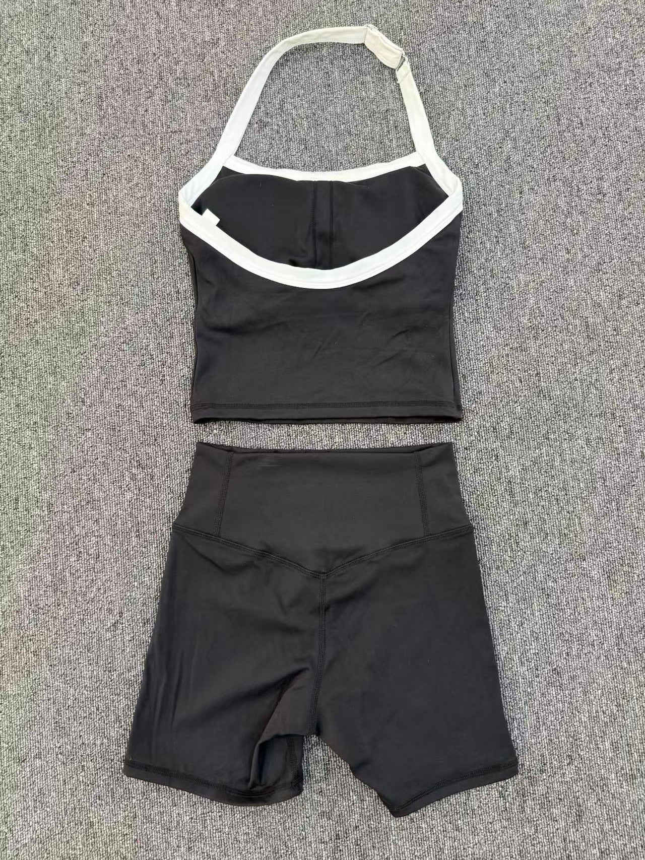 Tight Brushed Yoga Quick Drying Fitness Clothes Outdoor Running Sports Set Women