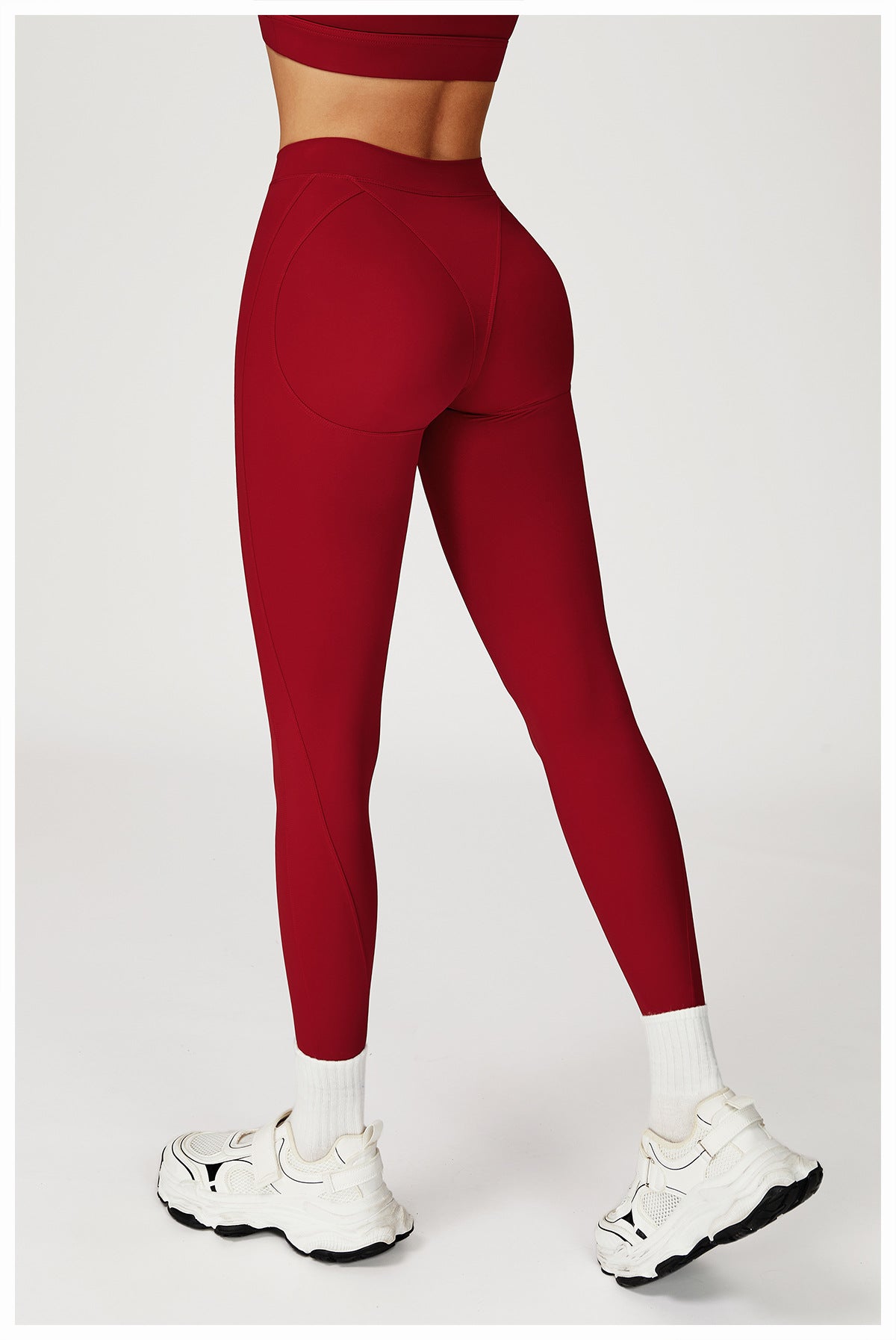 Nude Feel Yoga Trousers High Waist Tight Slimming Sports Trousers Outdoor Running Fitness Yoga Wear Women