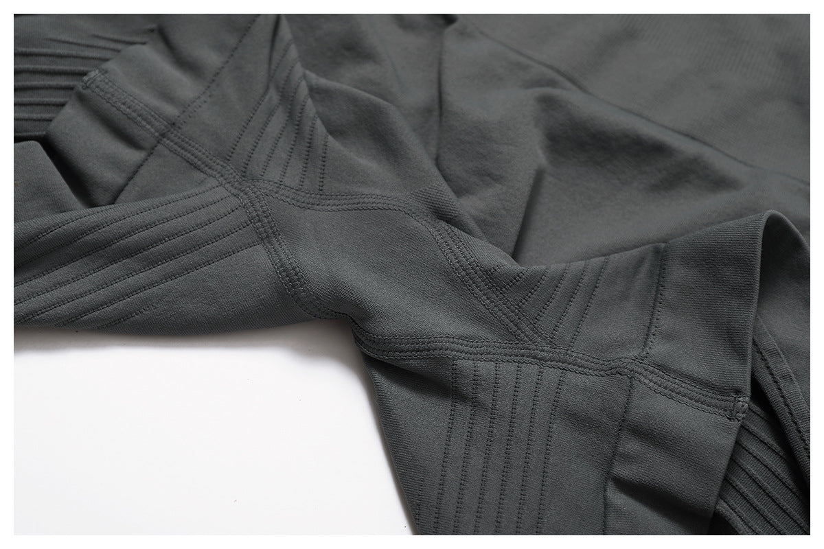 Sollinarry Seamless Tight High Waist Yoga Shorts Peach Hip Women Hip Lifting Fitness Shorts Outdoor Running Shorts