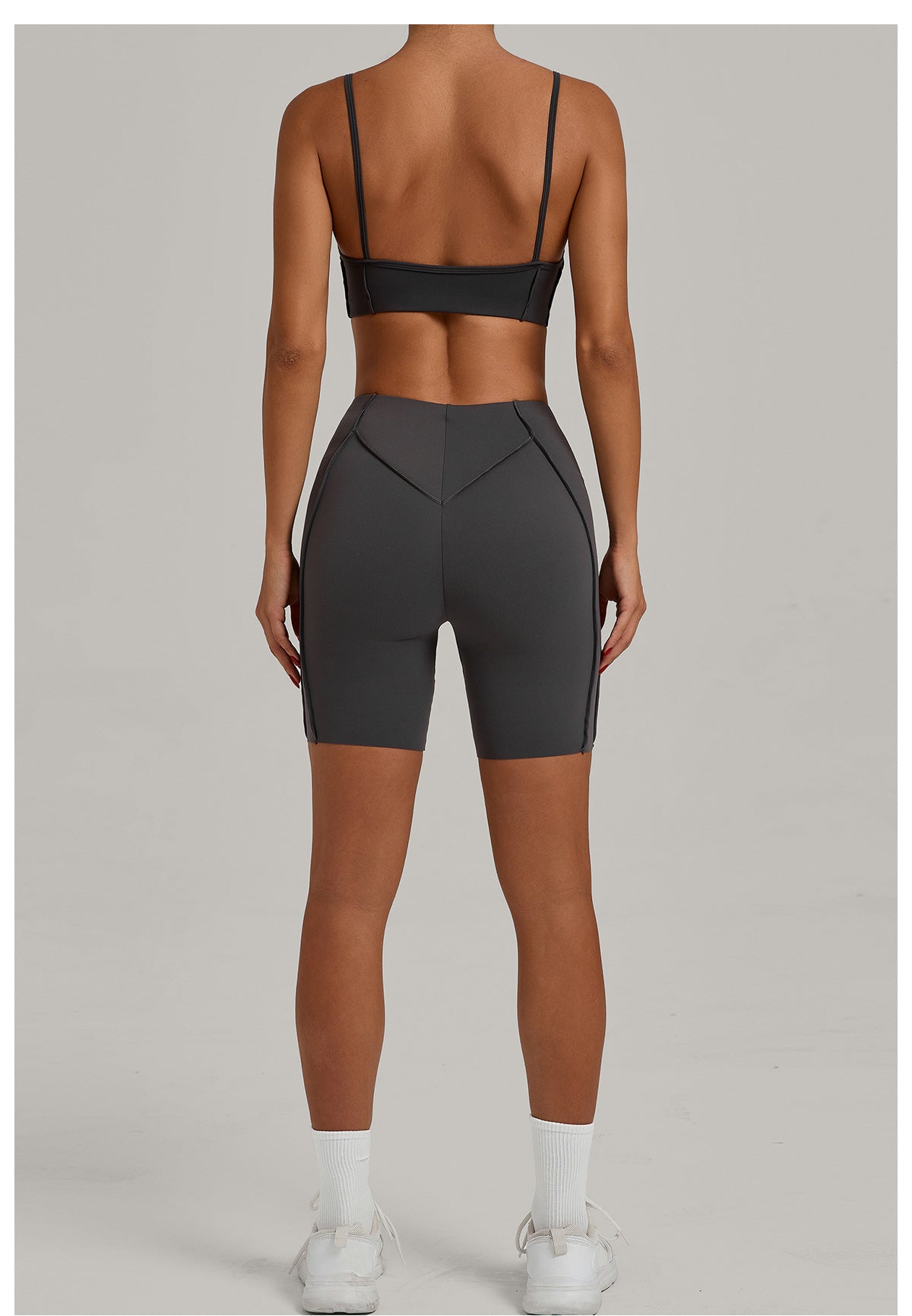 Tight Brushed Yoga Quick Drying Workout Clothes Summer Running Sports Set