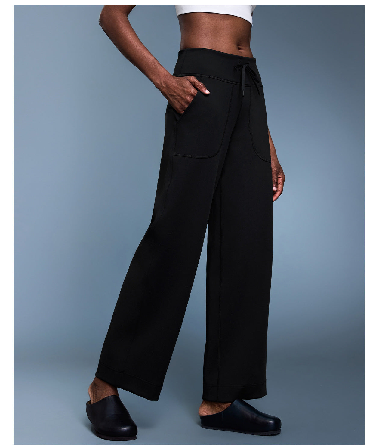 Nude Feel Loose Fleece Lined Yoga Pants All Matching Casual Straight Pants Sports Running Fitness Pants Women Autumn Winter