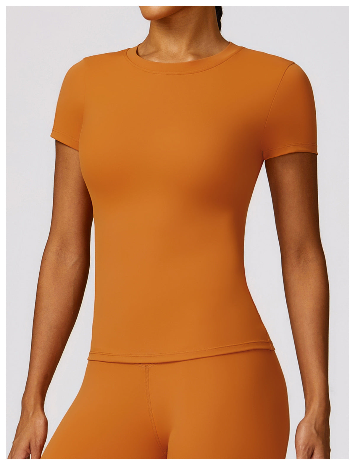 Sollinarry Spring T Shirt Quick Drying Yoga Clothes Short Sleeve Workout Top Blouse Outdoor Running Sports Short Sleeve Women
