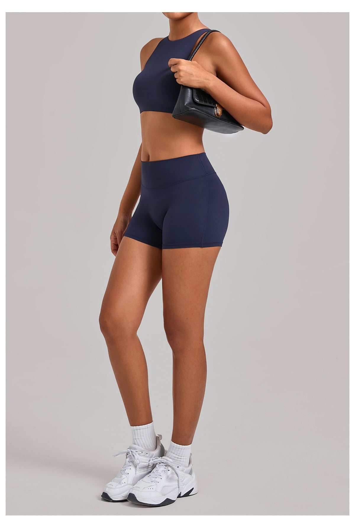 Cross Back Yoga Tight Quick-Drying Workout Clothes Detachable Chest Pad Sports Shorts Two Piece Sets Women