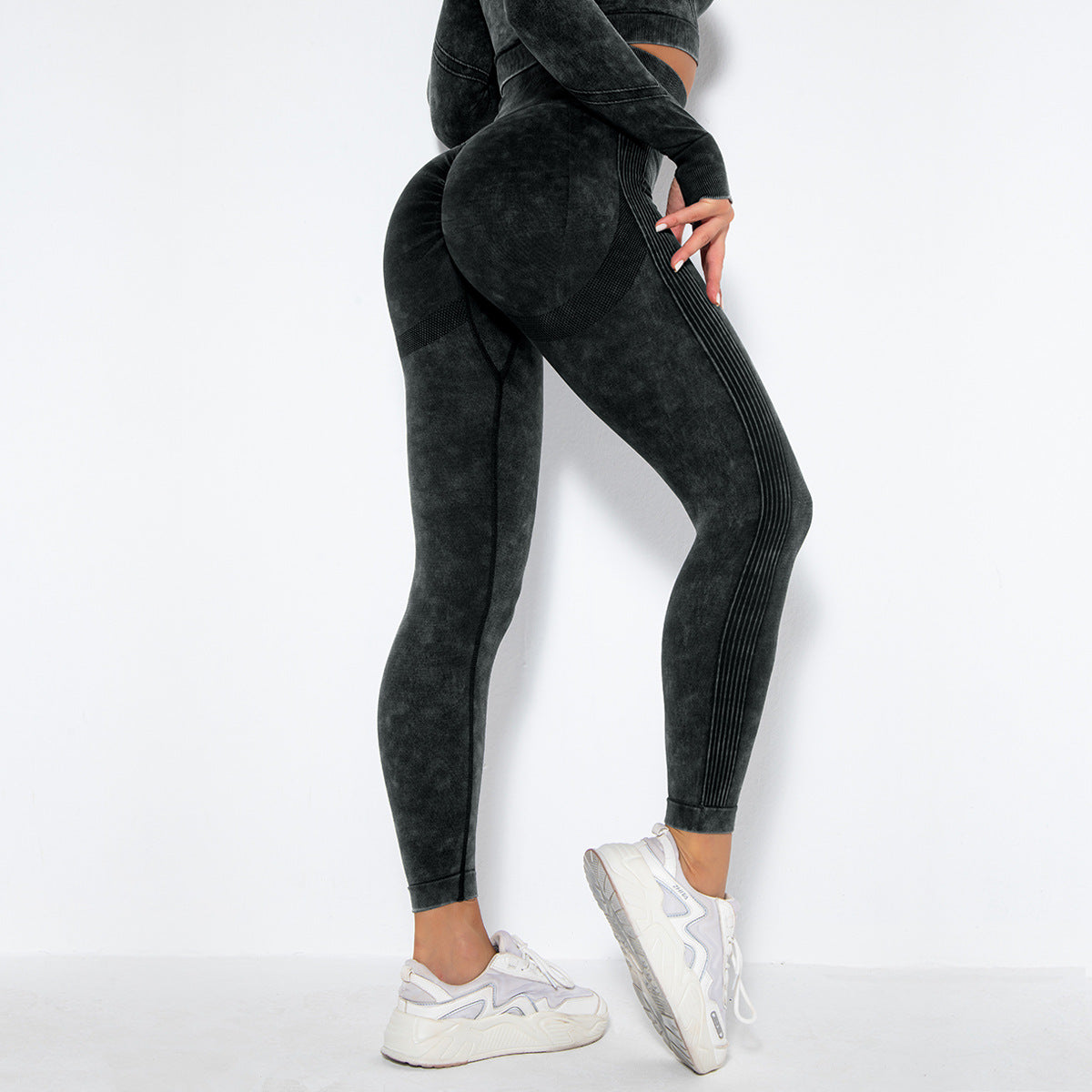 Trousers-Washed Black