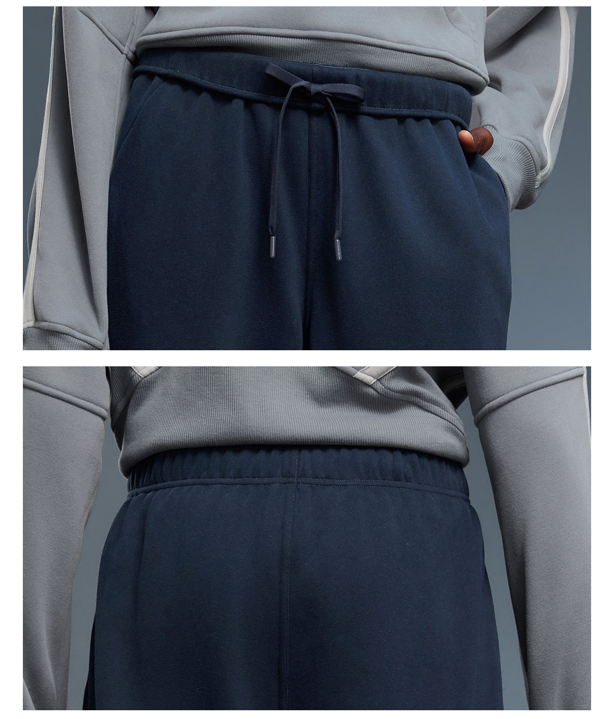 Casual Pants Autumn Winter Loose Straight Sports Trousers Women Warm Drawstring Ankle Tied Sweatpants