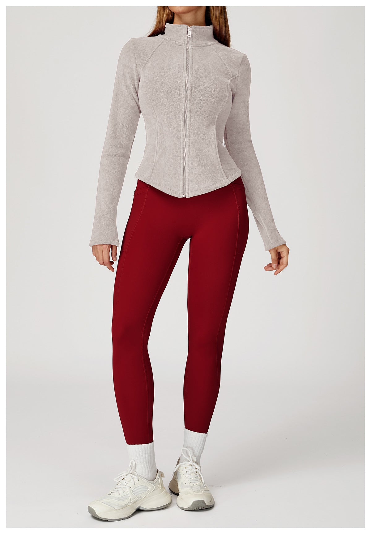 Autumn Winter Fleece Jacket Lambswool High Grade Coat Polar Fleece Outdoor Thick Warm Jacket Women