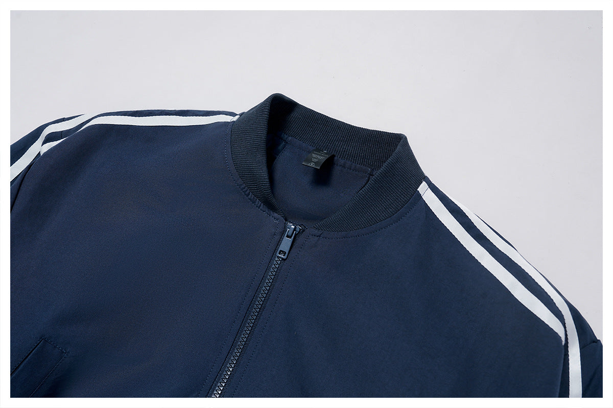 Autumn Winter Loose Cotton Coat Coat Pocket Zipper Thermal Sports Coat Outdoor Mountaineering Running Top