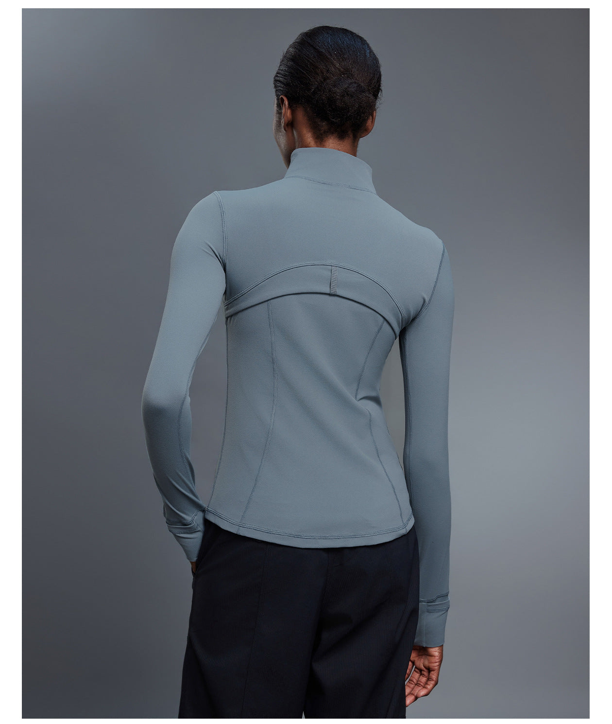 Autumn Long Sleeve Yoga Wear Stretch Slim Fit Sports Jacket Women Outdoor Riding Running Fitness Clothes Jacket