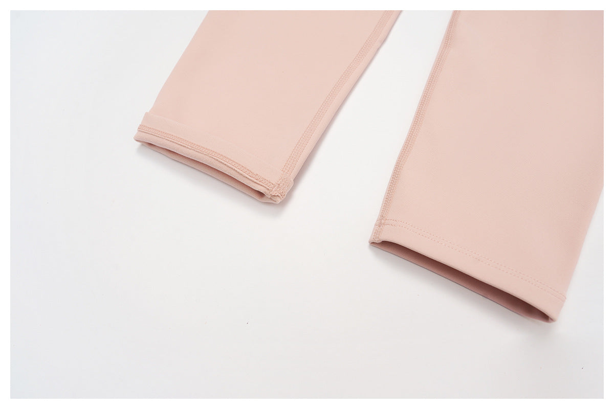 Autumn Winter Yoga Trousers Fleece Lined Keep Warm High Waist Tight Trousers Outdoor Sports Running Fitness Clothes Women
