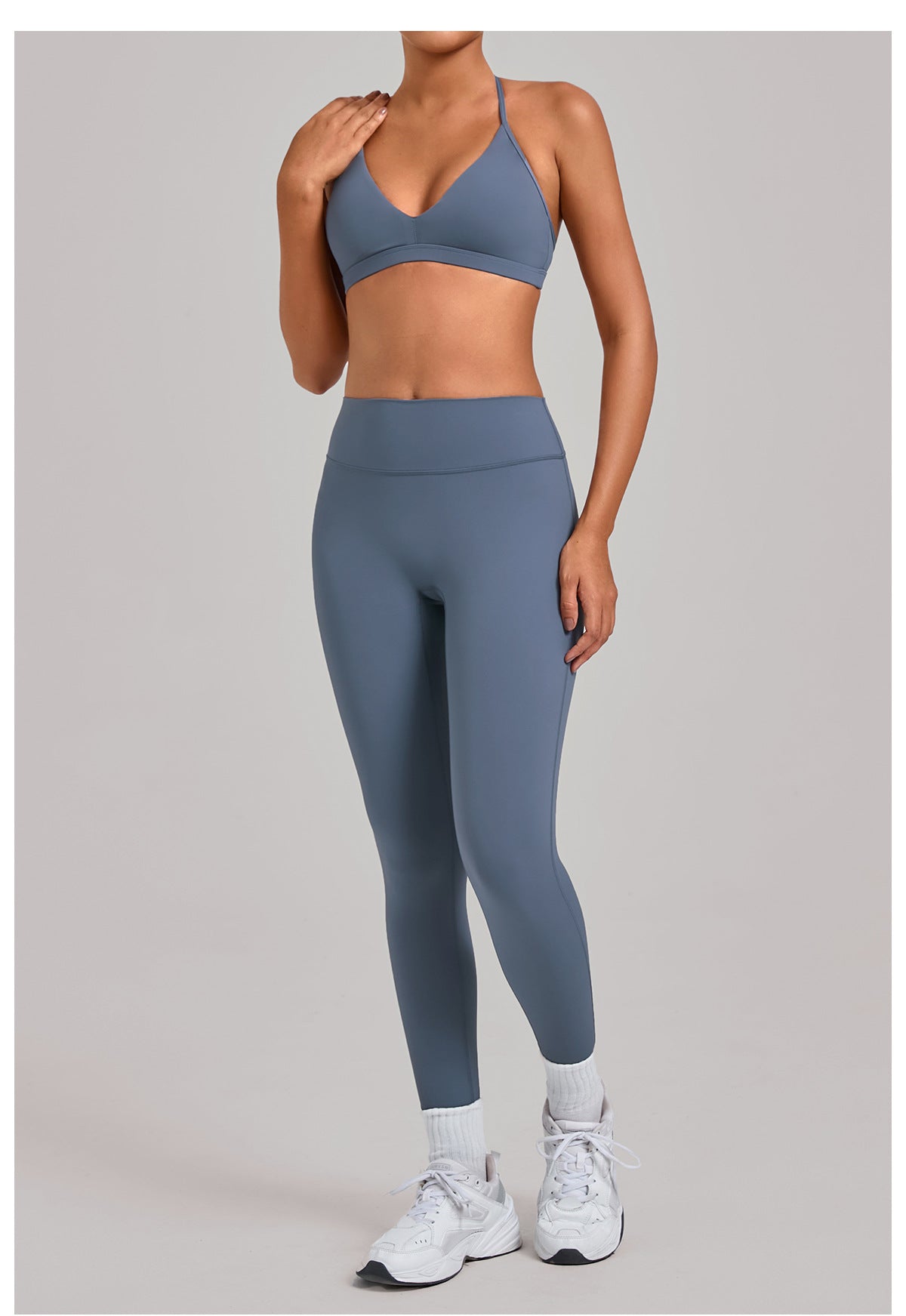 Tight Yoga Hollow Out Cutout out Beauty Back Shockproof Sports Running Fitness Casual Yoga Two Piece Sets