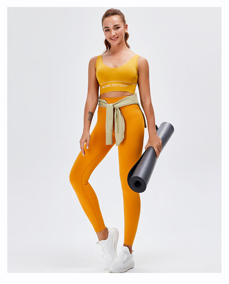 Seamless Yoga Pants Skinny Peach Hip Sports Pants Naked Women Sense High Waist Hip Lift Fitness Pants