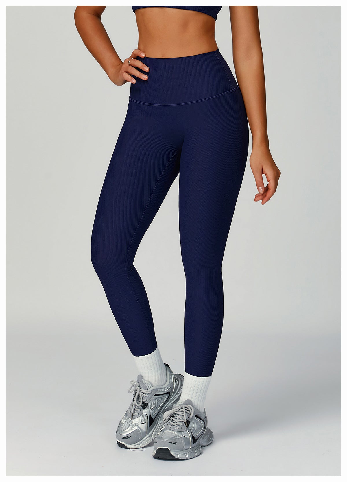 Thread Yoga Trousers High Waist Hip Lift Slim Skinny Pants Outdoor Sports Running Fitness Clothes