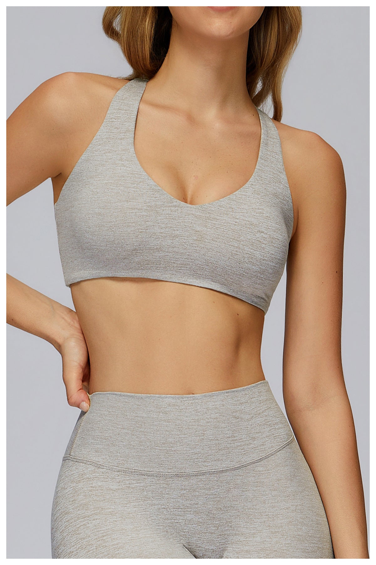 Brushed Yoga Bra Outdoor H Shaped Beauty Back Workout Clothes Women Running Tight Casual Sports Underwear
