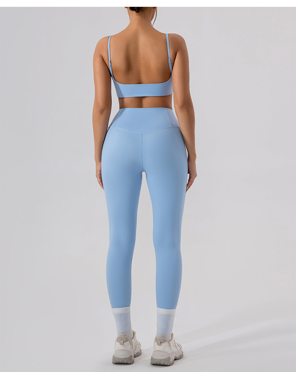High Waist Tight Hip Raise Yoga Pants Nude Feel Sports Pants Pilates Running Compression Quick Drying Outerwear Fitness Pants