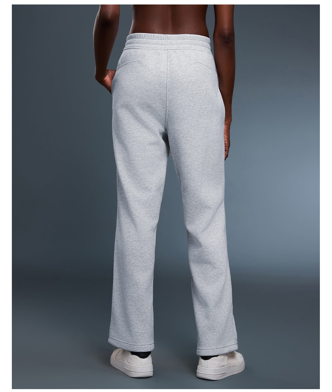 Loose Track Pants Women Autumn Winter Fleece Lined Warm Skin Friendly Straight Leg Pants Office All Matching Slimming Casual Pants