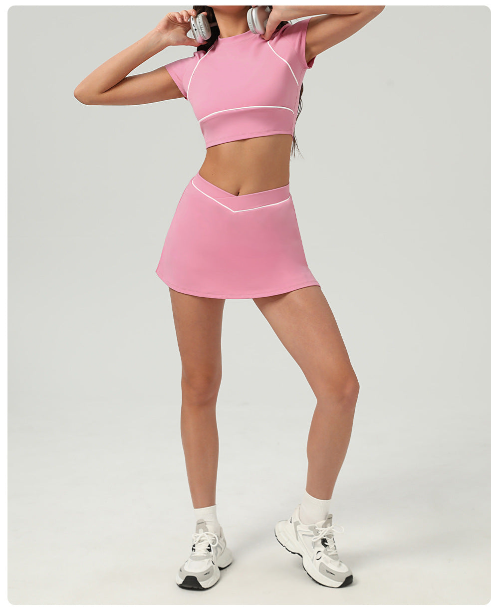 Tennis Sports Pant Sets Outdoor Quick Drying Sports Yoga Women