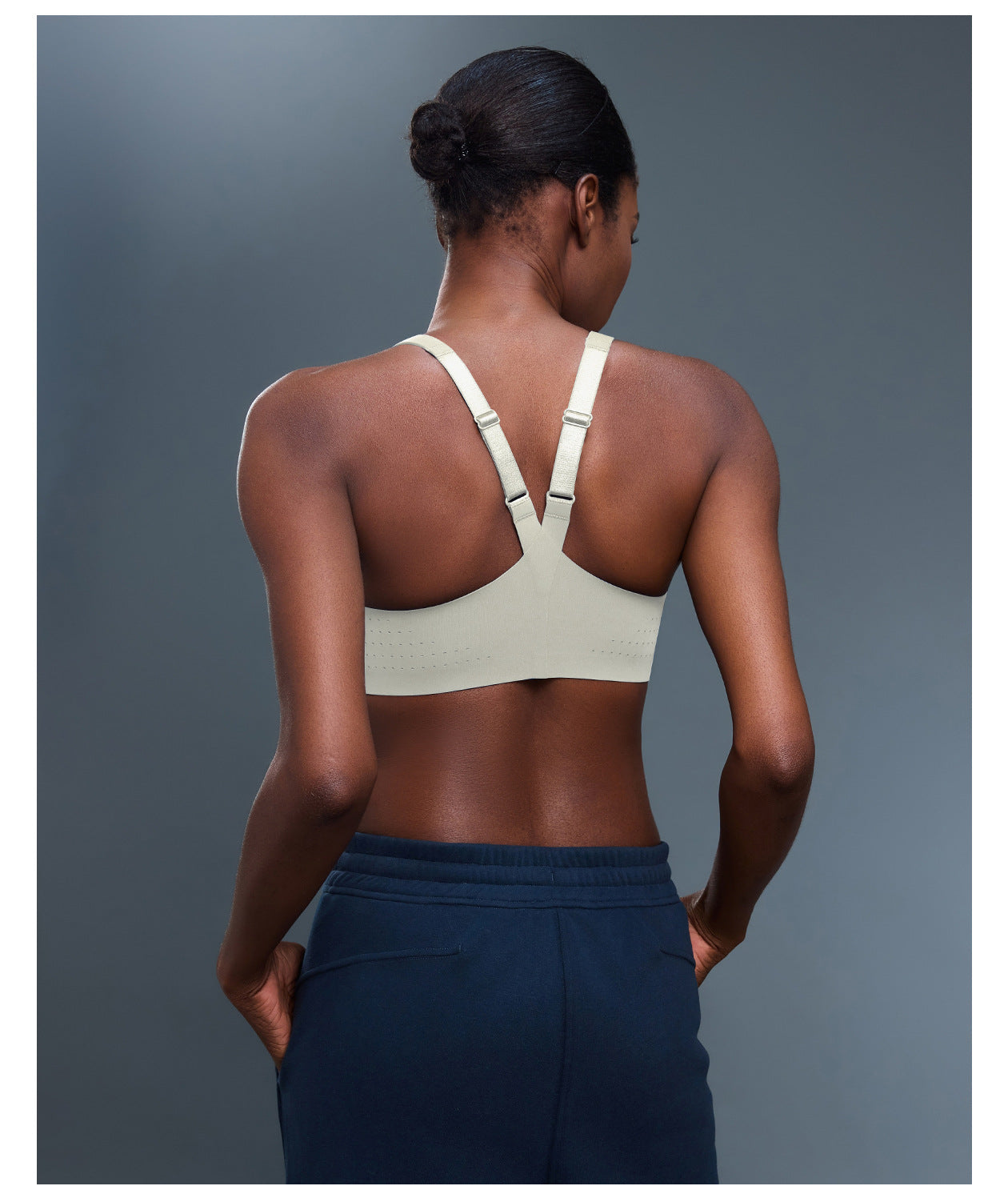 Front Zipper High Strength Sports Underwear for Women One Piece Cup Shockproof Push up Yoga Bra Adjustable Shoulder Strap