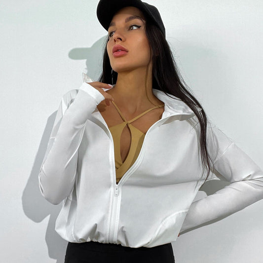 Sun Protection Clothing Women Protection Sun Protective Clothing Riding Speed Platinum Air Conditioning Shirt Wind Shield Long Sleeve Ice Silk Short Coat