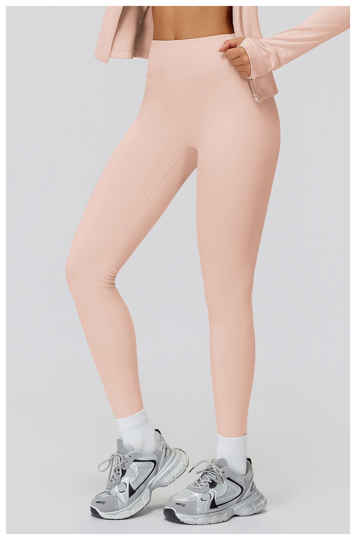 Autumn Winter Yoga Trousers Fleece Lined Keep Warm High Waist Tight Trousers Outdoor Sports Running Fitness Clothes Women