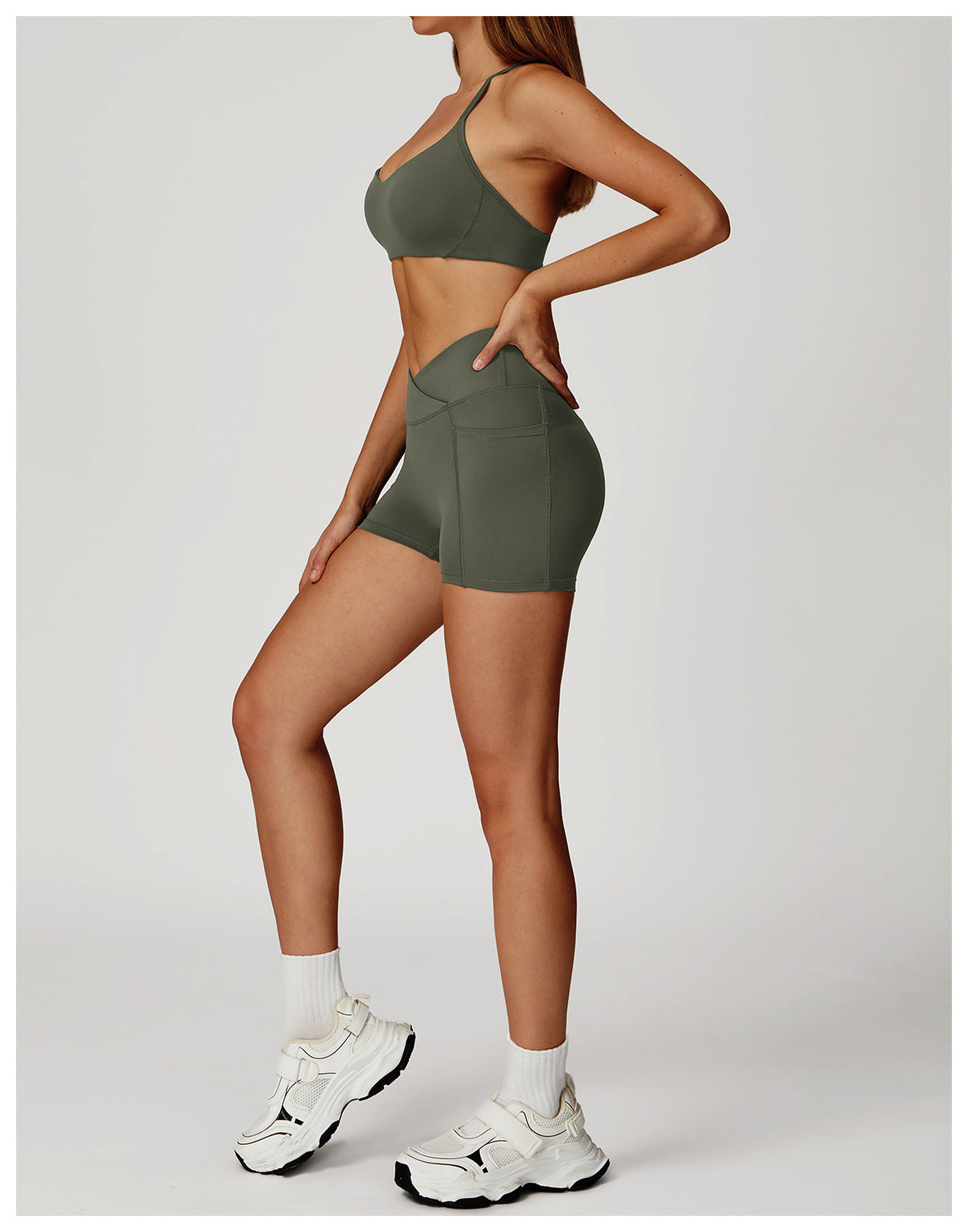 Nude Feel Yoga Bra Y Shaped Beauty Back High Grade Sports Underwear Running Fitness Sports Bra Women