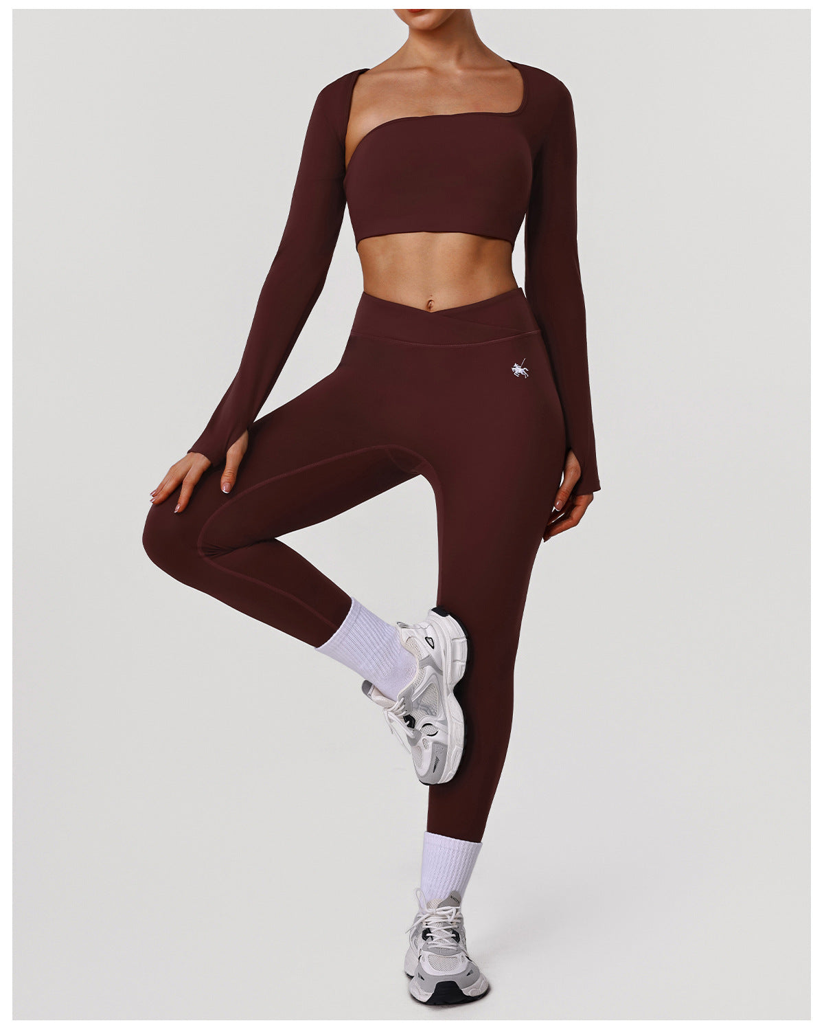 Nude Feel Hollow Out Cutout-out Beauty Back Sports Top Yoga Clothes with Pad High Elastic Hip Lifting Embroidered Logo Fitness Pants Two Piece Sets