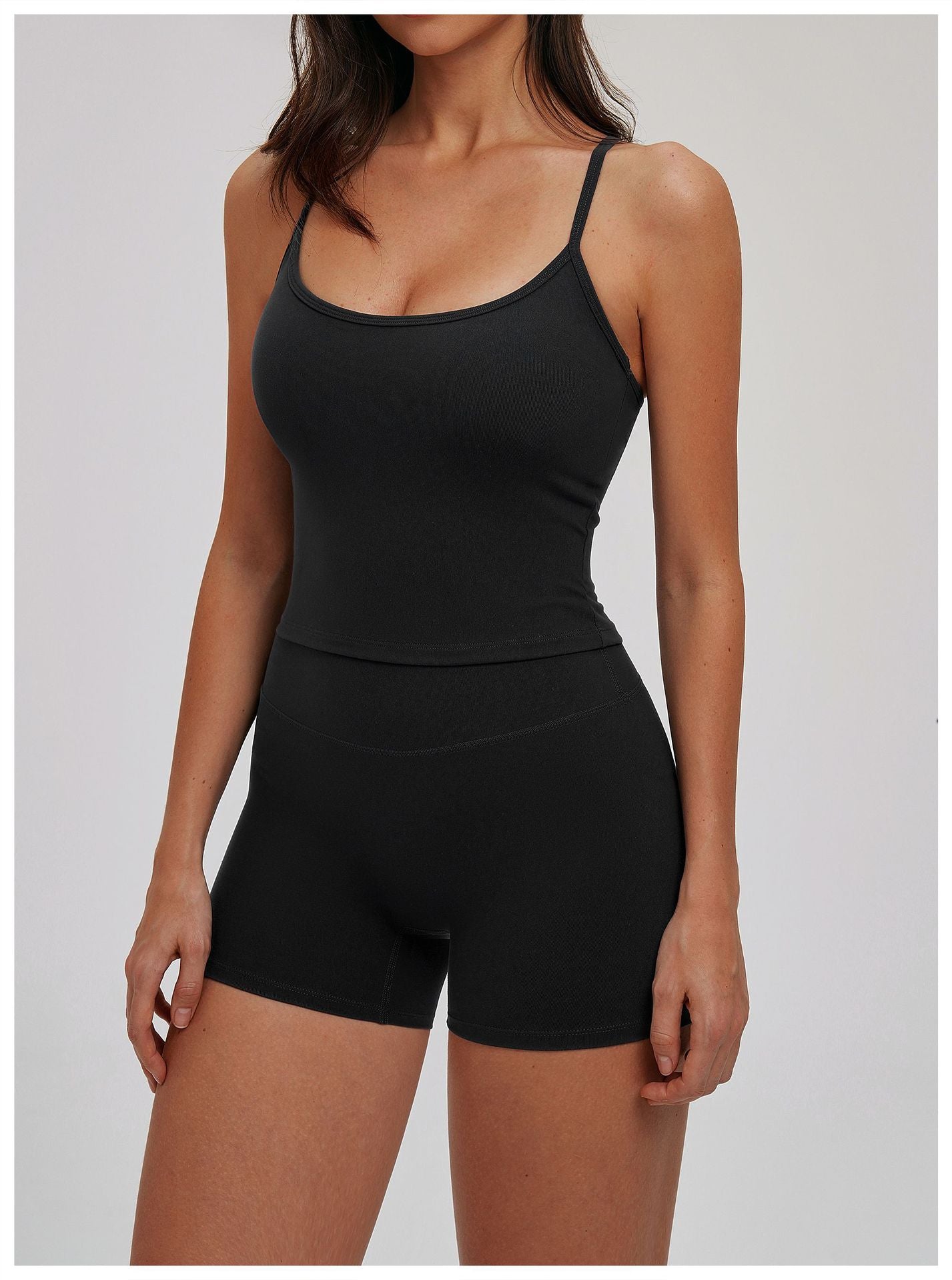 Tight Yoga Vest Outer Wear Casual All Match Thin Strap Vest Running Exercise Underwear