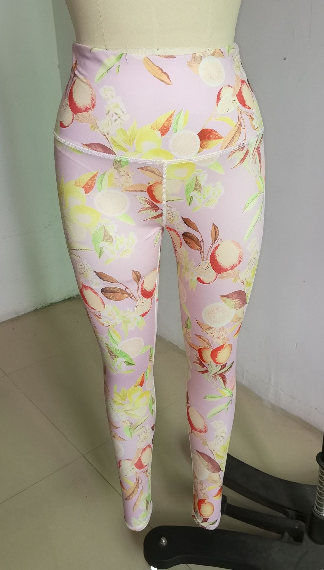 Summer Printed Sports Yoga Trousers Stretch Trousers Women