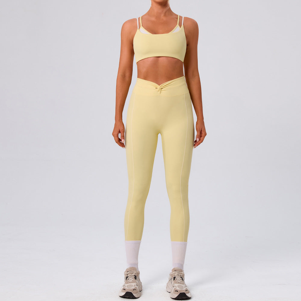 Yellow: Bra Trousers