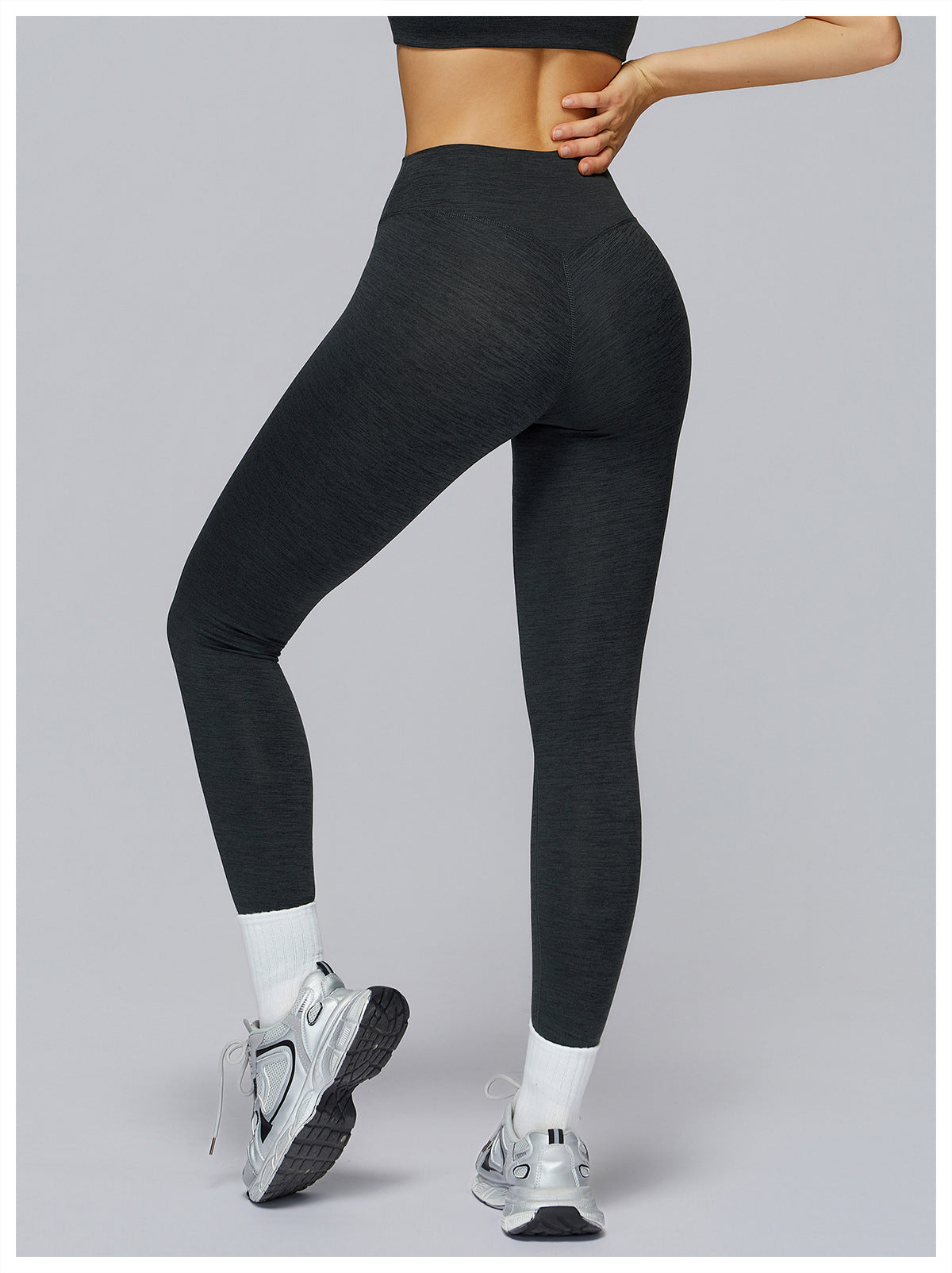 Brushed Yoga Trousers High Waist Quick Drying Skinny Slimming Sports Trousers Running Outdoors Workout Clothes Women