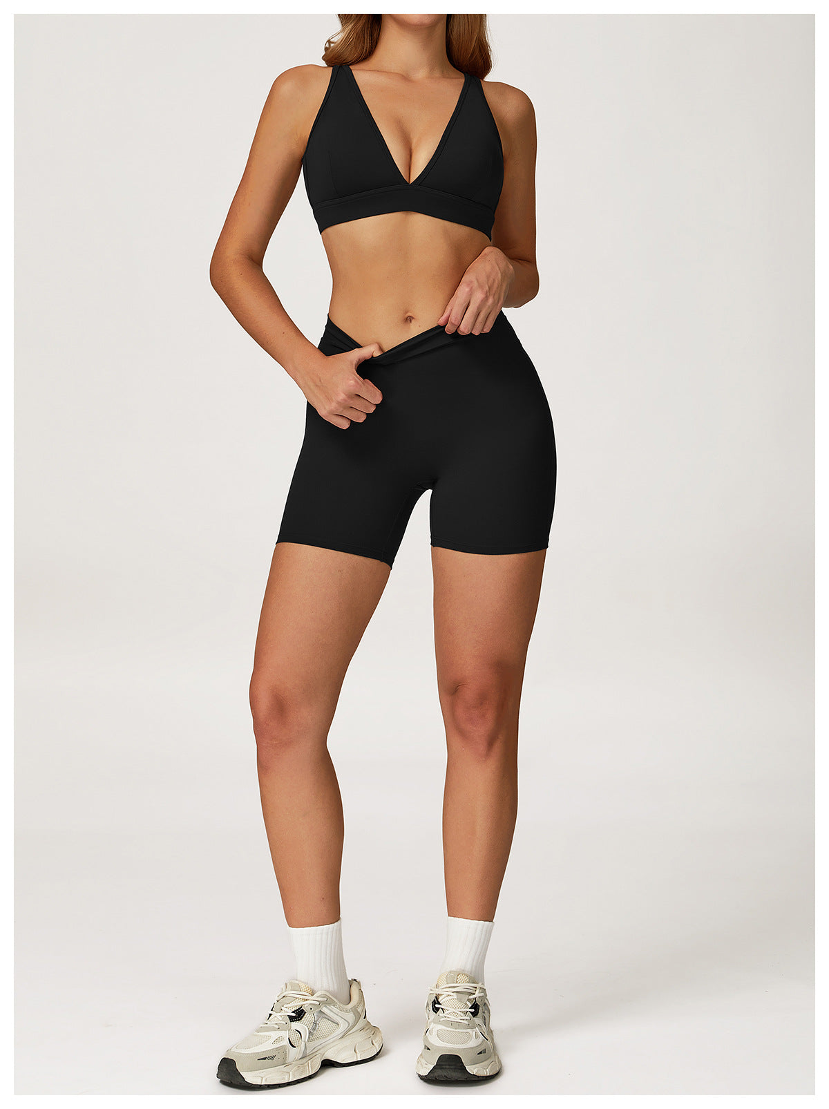 Brushed Yoga Bra Generous Beauty Back Quick Drying Sports Underwear High Sense Sports Running Fitness Clothes
