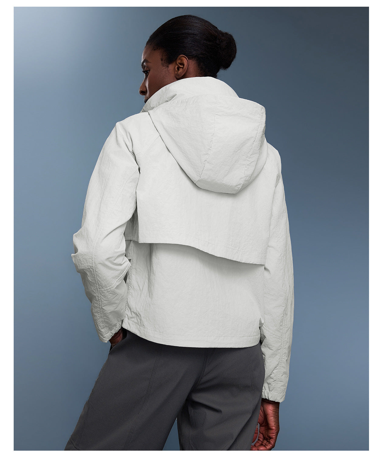 Outdoor Waterproof Hard Wearing Sports Windbreaker Women Storage Hooded Loose Casual Jacket Jacket Autumn