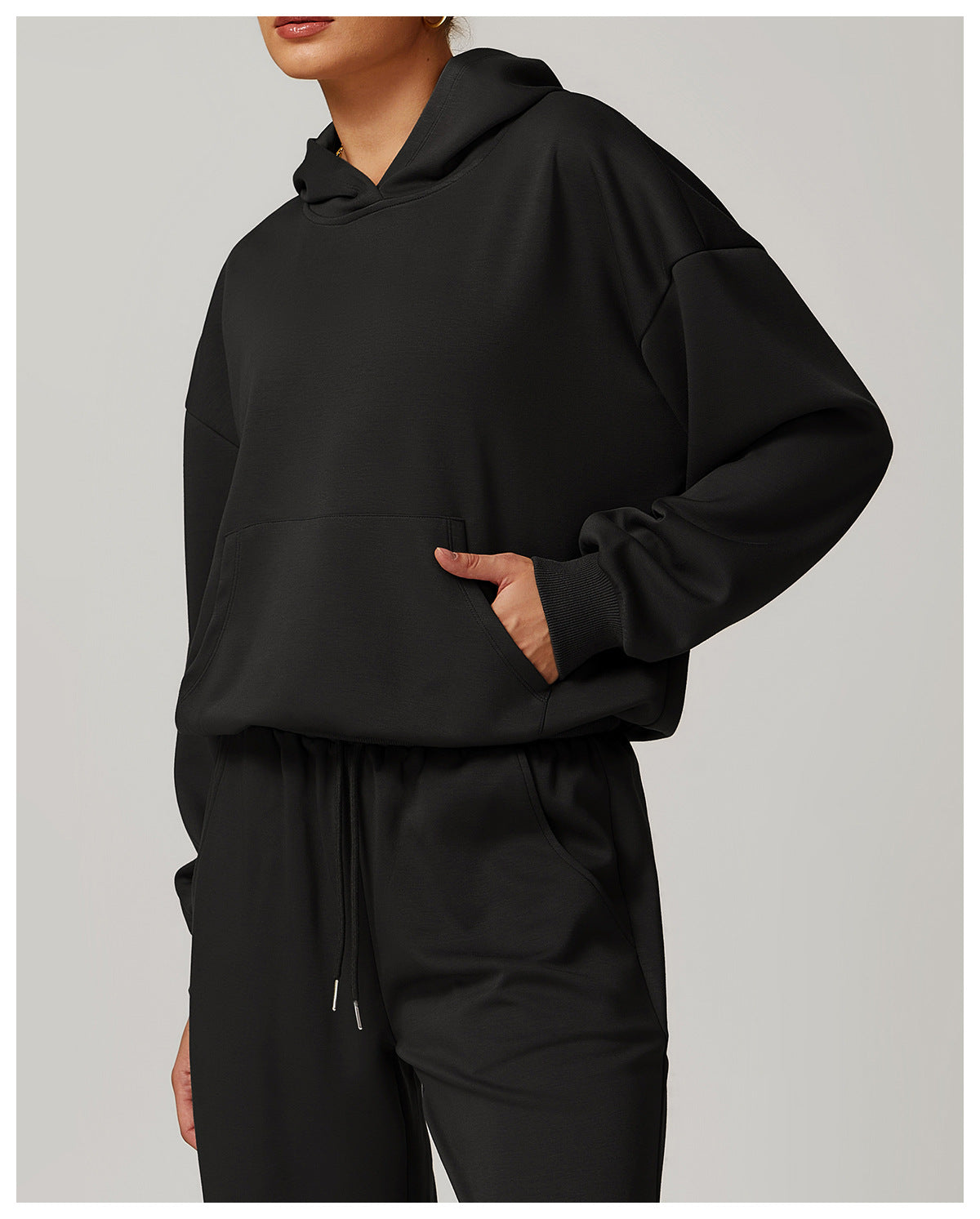 Autumn Winter Hooded Sweatshirt Long Sleeved Women Casual Fashionable Loose All Match Coat
