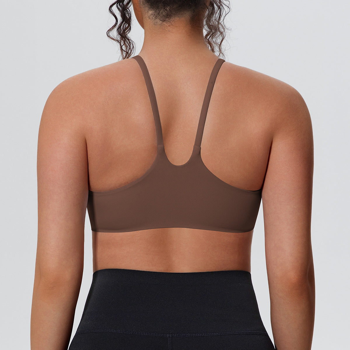 Sports Underwear Push up Sexy Spaghetti Strap Beauty Back Sling Yoga Bra Running Workout Vest Women