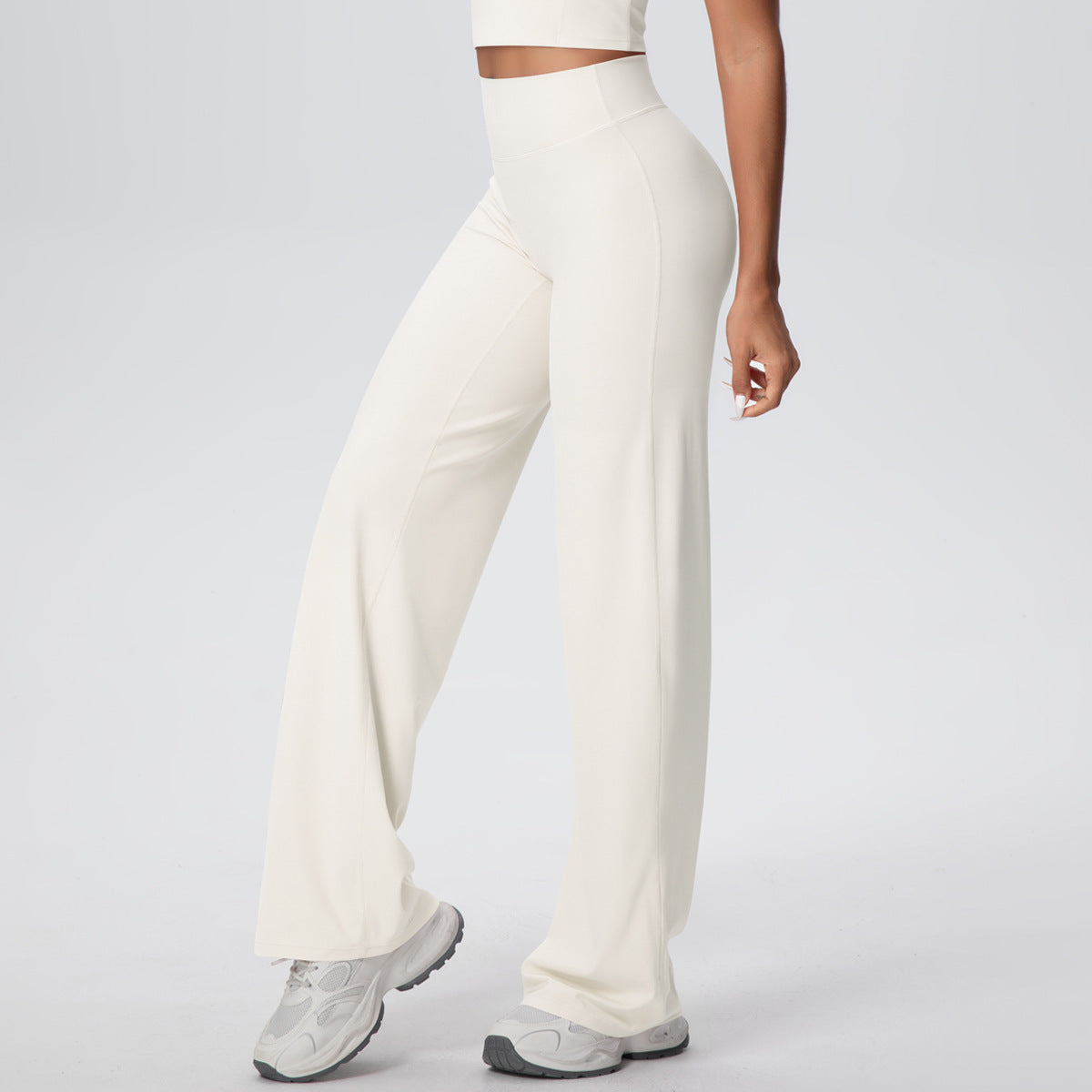 Yoga Pants Thin Skin Friendly High Waist Straight Pants Loose Thin Yoga Wear Sports Outdoor Workout Clothes