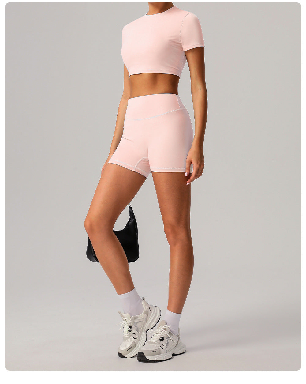 Quick Drying Tight Yoga Short Sleeve Women Outer Wear Casual Sports Short Sleeve Workout Clothes O neck Short Top