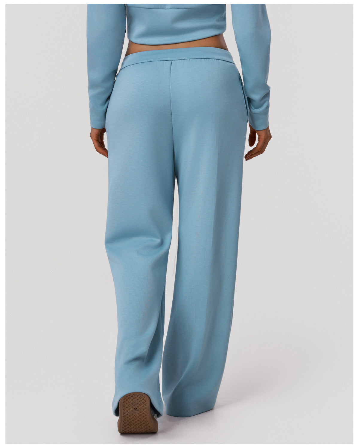 Loose Pockets Dance Training Yoga Pants Straight Mop Wide Leg Pants Running Exercise Pants Women