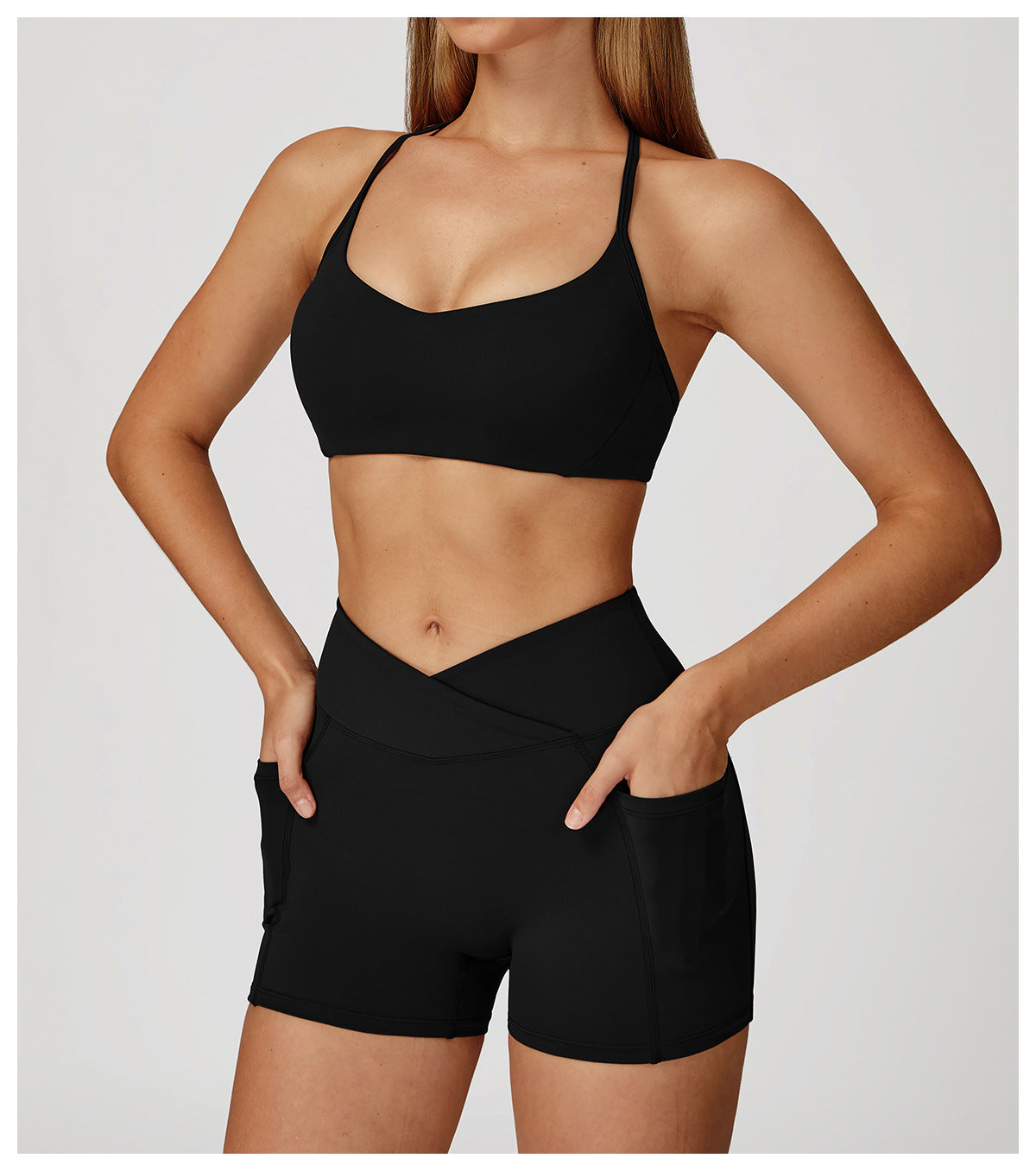 Nude Feel Yoga Bra Y Shaped Beauty Back High Grade Sports Underwear Running Fitness Sports Bra Women