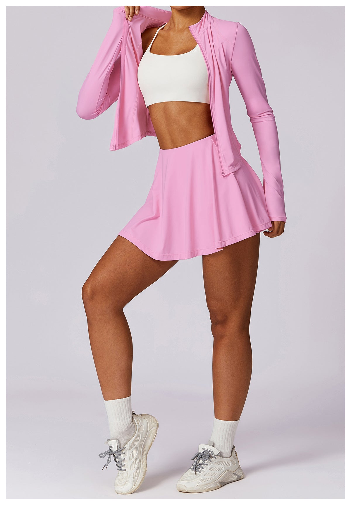 Sollinarry Summer Sports Sun Protection Clothing Women Long Sleeved Top Proof Ice Silk Cool Breathable Sun Protection Clothing Coat