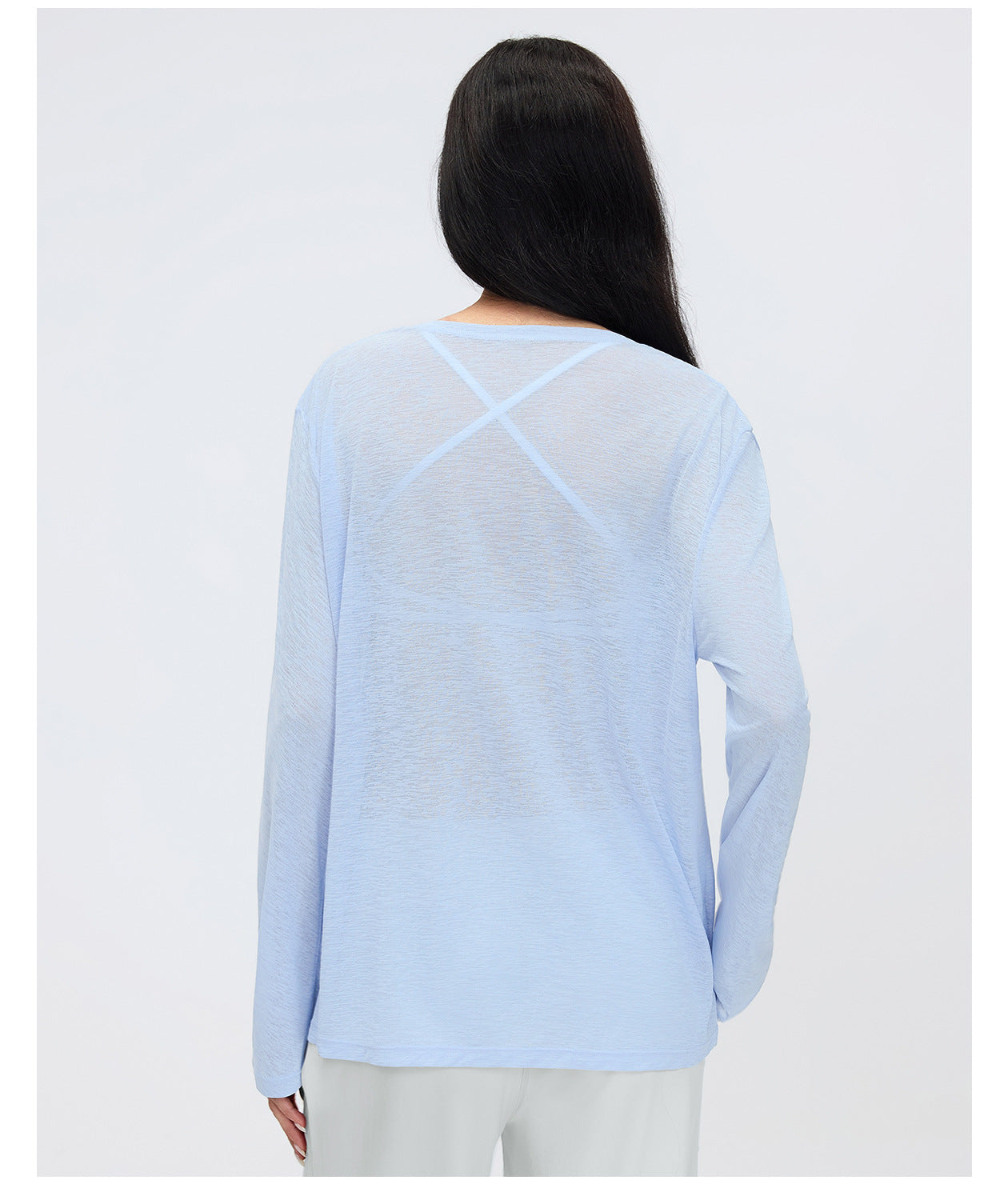 Yoga Clothes Long Sleeve Blouse Women Loose Breathable Workout Top Casual Running Exercise T shirt