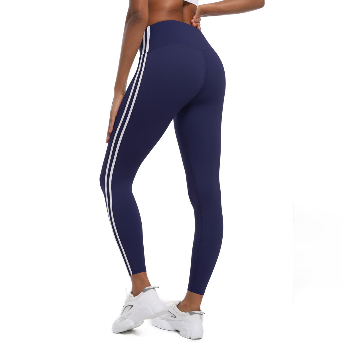 Arrival Yoga Pants Skinny Peach Hip Raise Slim Fit Pants Contrast Color Breathable Fitness Pants Quick Drying Sports Trousers