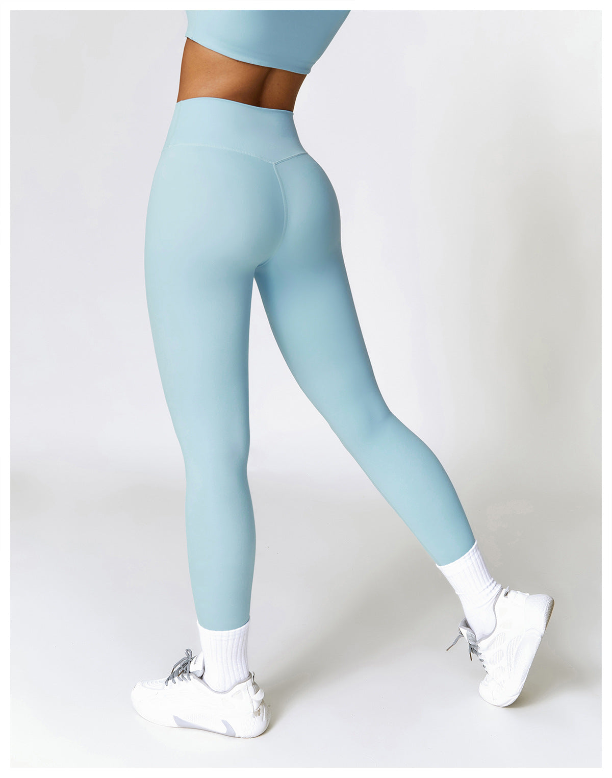 High Waist Hip Lift Brushed Yoga Pants Women Running Quick Drying Fitness Pants Outer Wear Slimming Tight Sports Pants