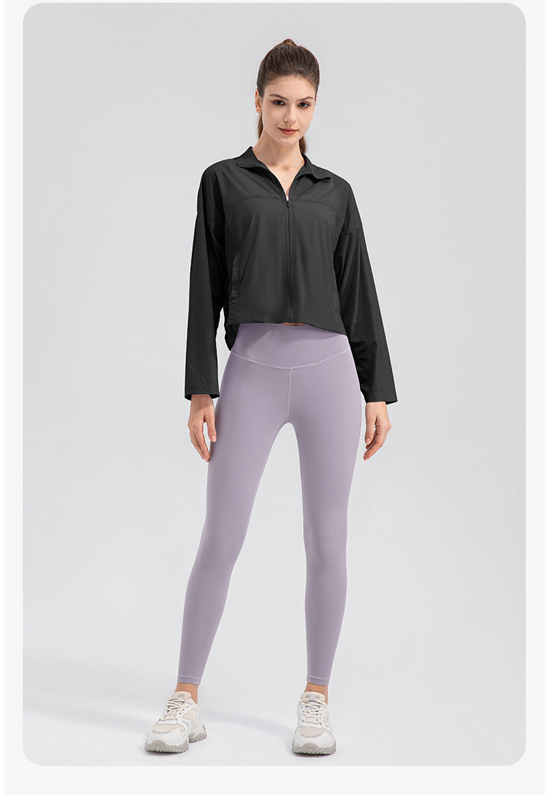Sun Protection Clothing Women Summer UV Protection Lightweight Breathable Sun Protection Clothing Long Sleeve Quick Drying Outdoor Sports Jacket