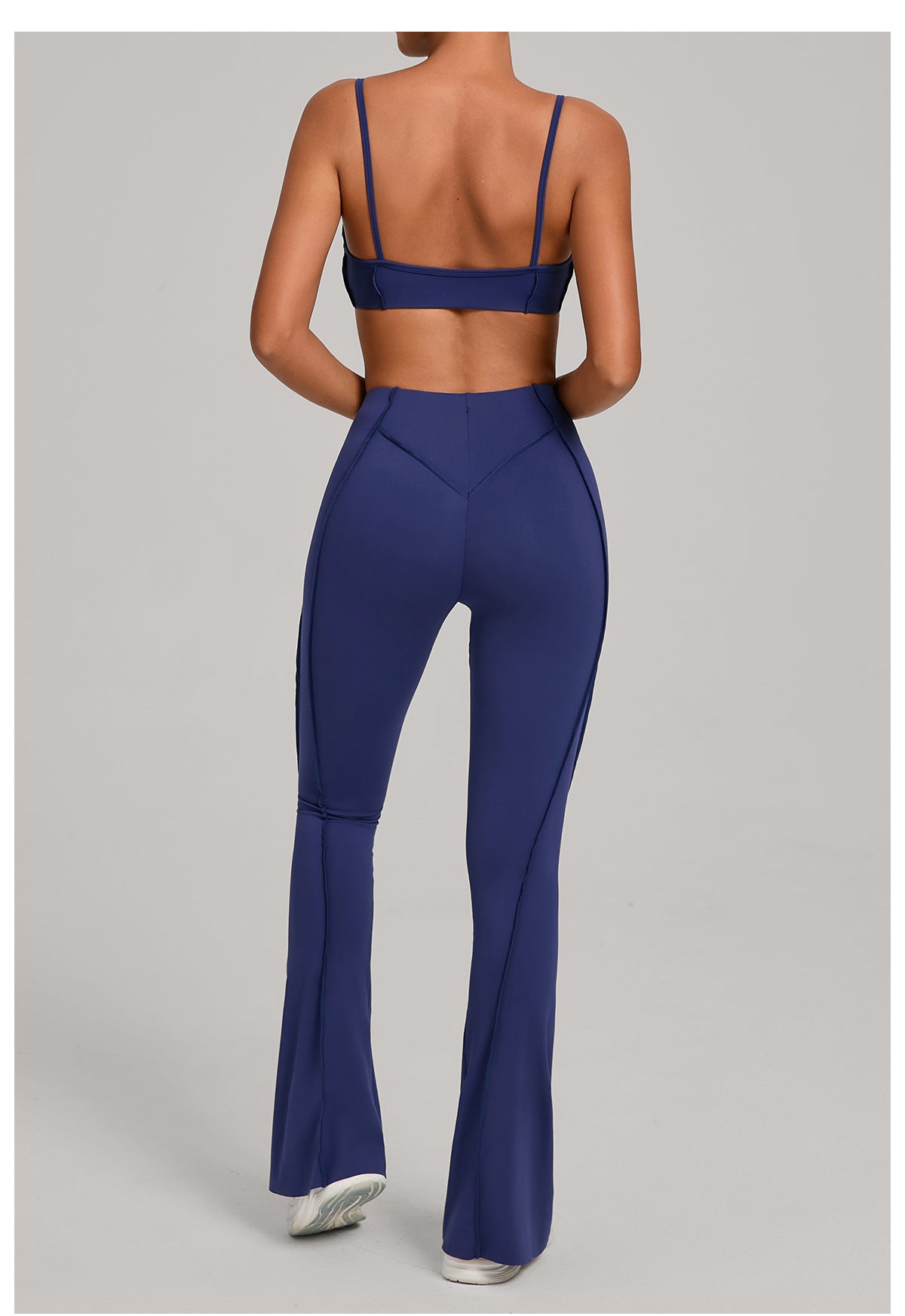 Autumn Sand Bra Trousers Brushed Yoga Tight Three Dimensional Stitching Yoga Clothes Running Sports Fitness Two Piece Set