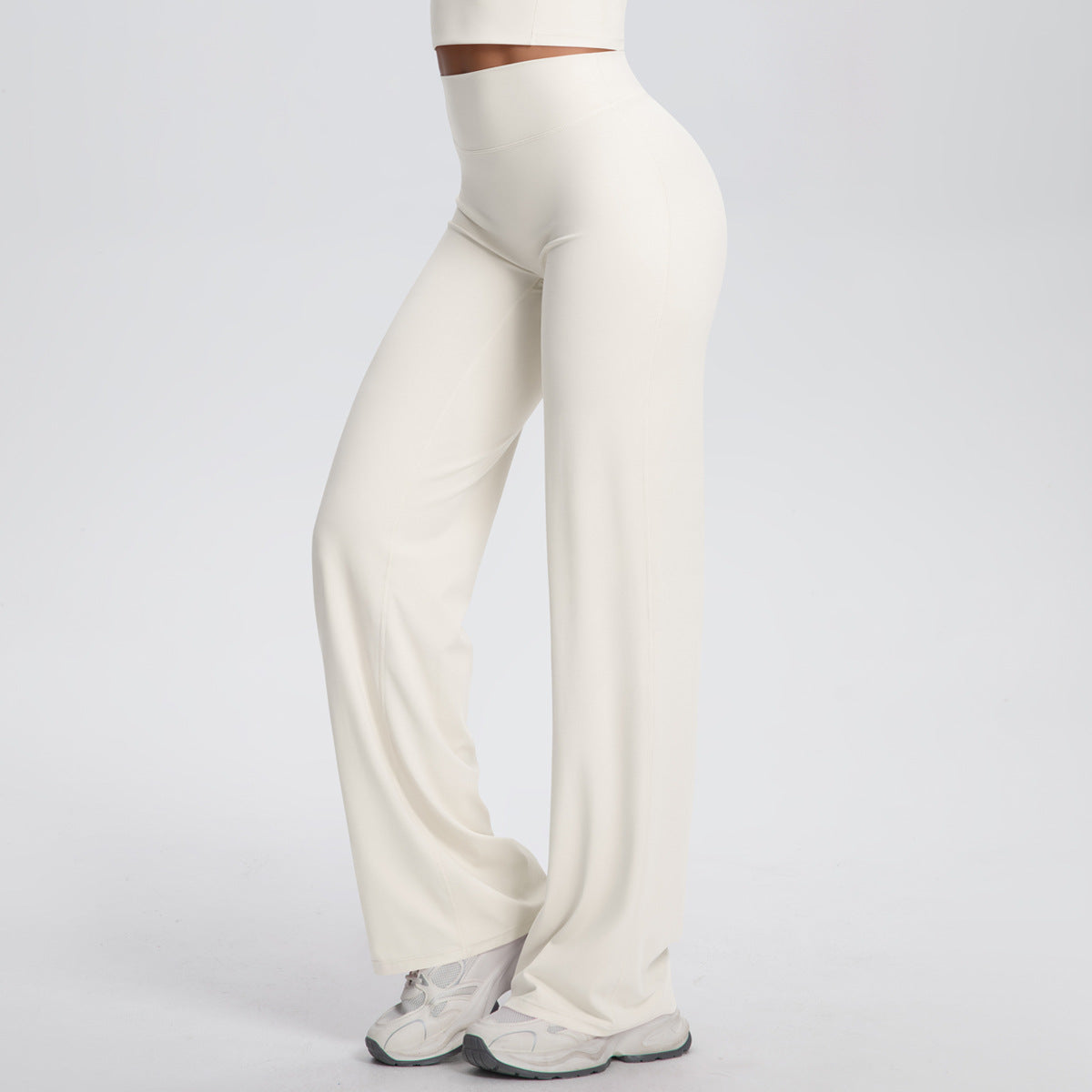 Yoga Pants Thin Skin Friendly High Waist Straight Pants Loose Thin Yoga Wear Sports Outdoor Workout Clothes