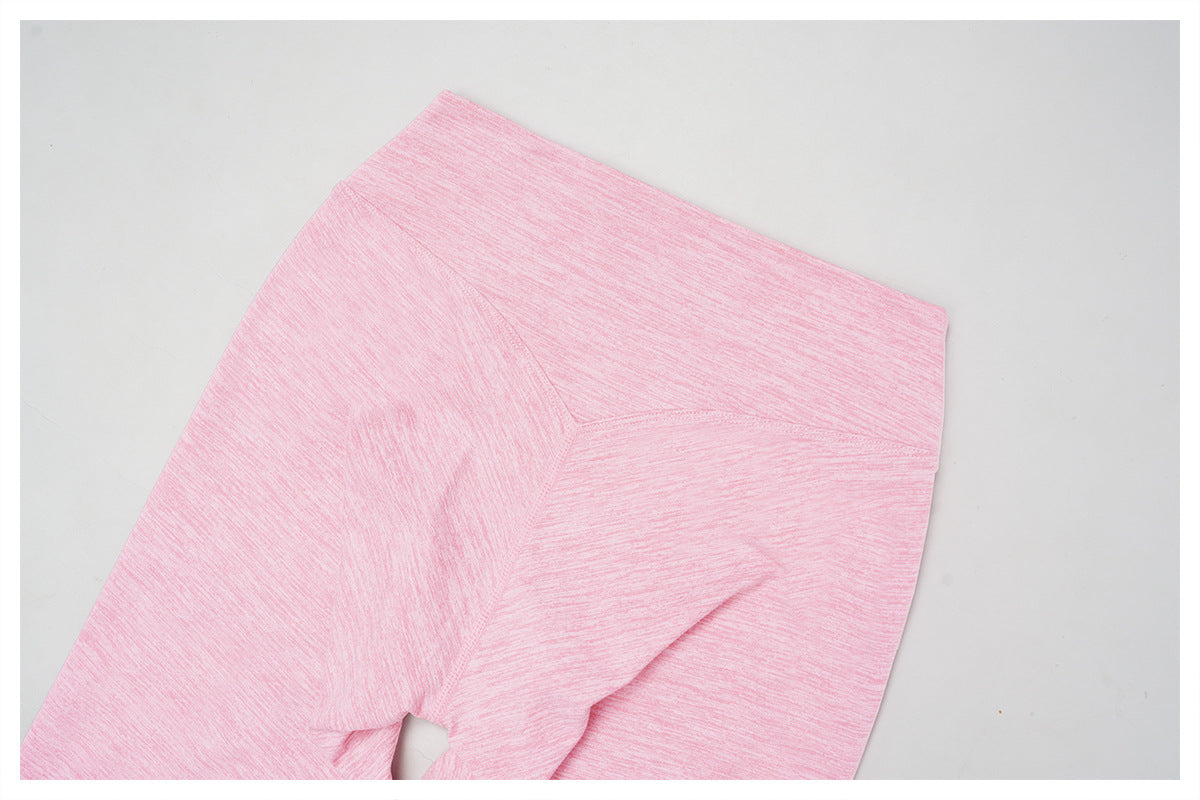 Brushed Yoga Trousers High Waist Quick Drying Skinny Slimming Sports Trousers Running Outdoors Workout Clothes Women