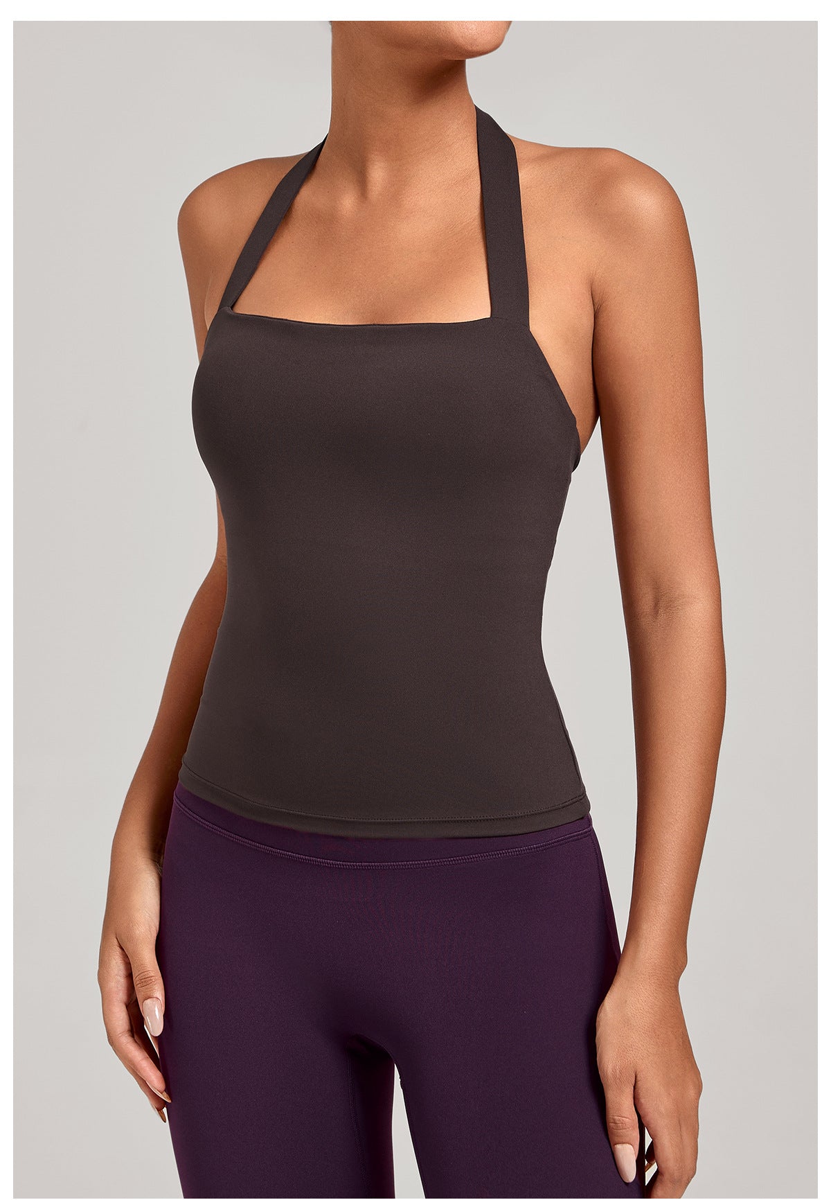 Halter Yoga Vest Tight Back Yoga Jacket Naked Women Sense Sports Fitness Running Yoga Clothes