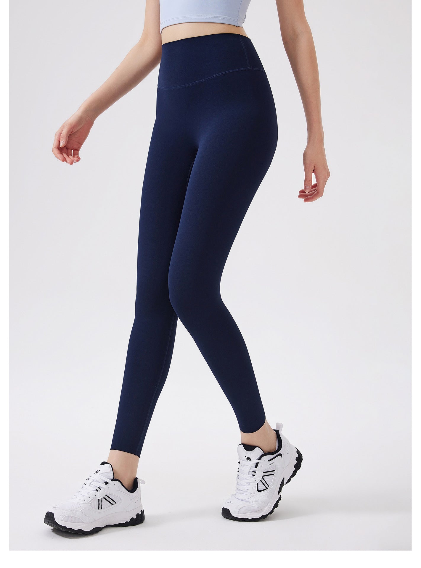 Hip Lifting No Size Nude Feel Yoga Pants Women High Waist Belly Contracting Sports Hip Shaping Fitness Pants Yoga Trousers